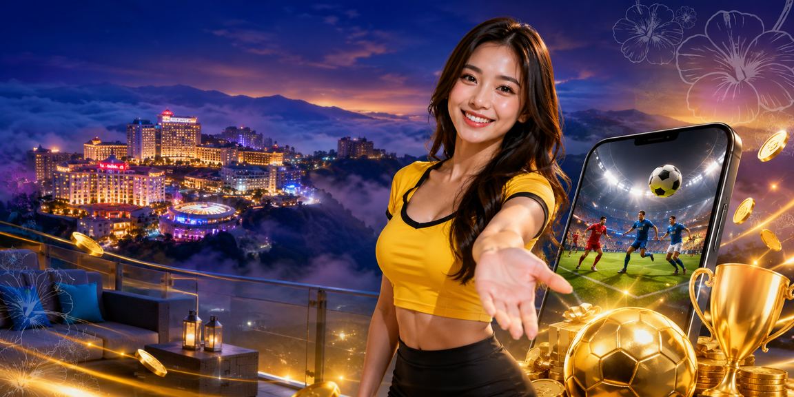 Suasana pertaruhan sukan dalam talian bergaya Malaysia di Genting Highlands