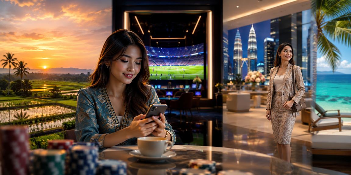 Peminat football Malaysia dari Kedah mengikuti pertaruhan sukan dalam talian